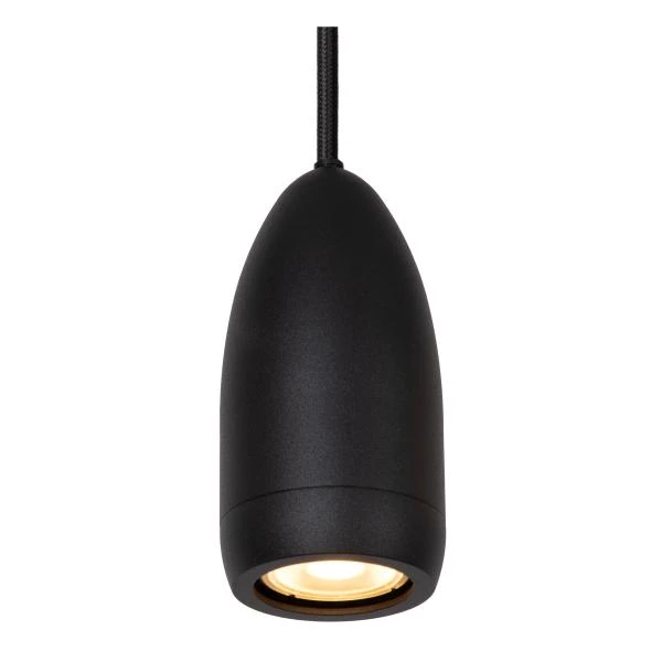 Lucide EVORA - Pendant light - Ø 10 cm - 1xGU10 - Black - detail 1